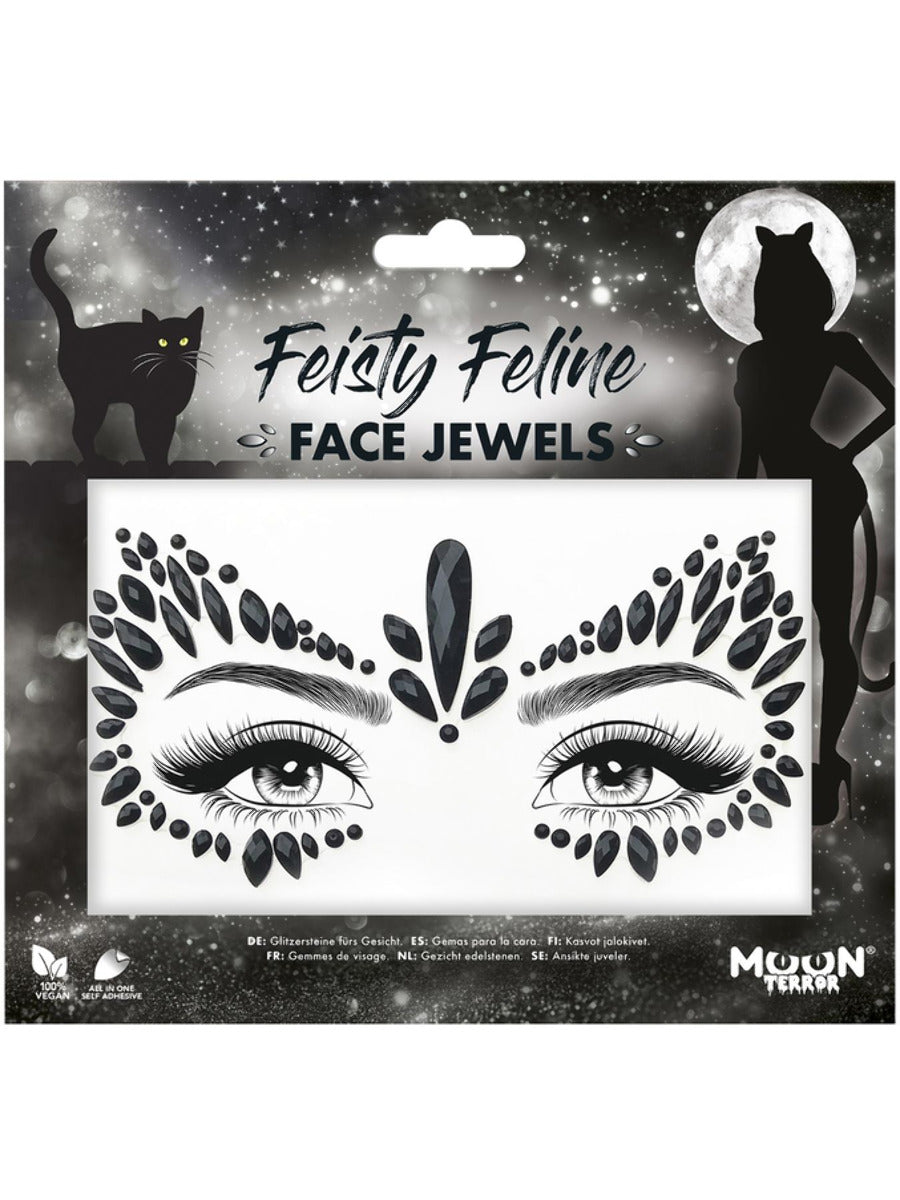 Moon Terror Face Jewels, Feisty Feline - 1