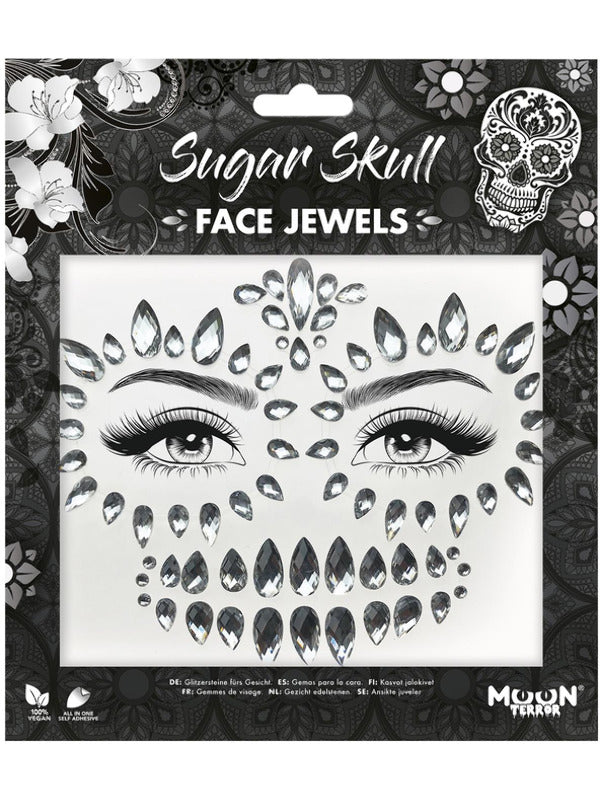 Moon Terror Face Jewels, Sugar Skull - 2