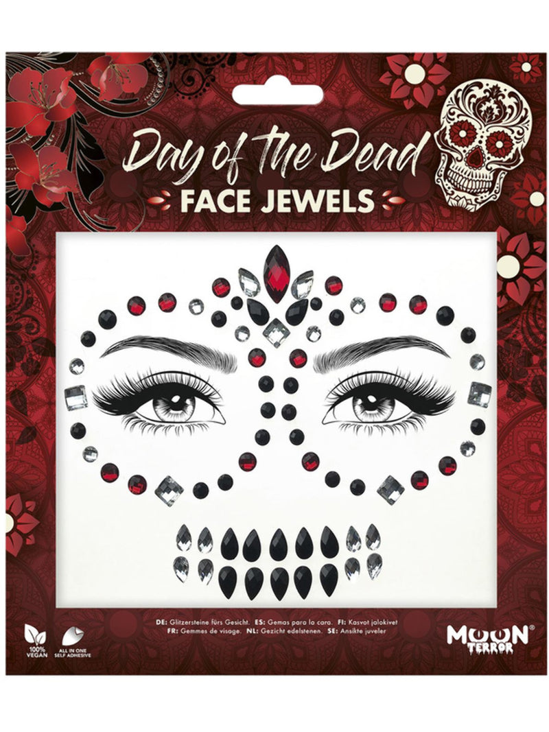 Moon Terror Face Jewels, Day of the Dead - 1