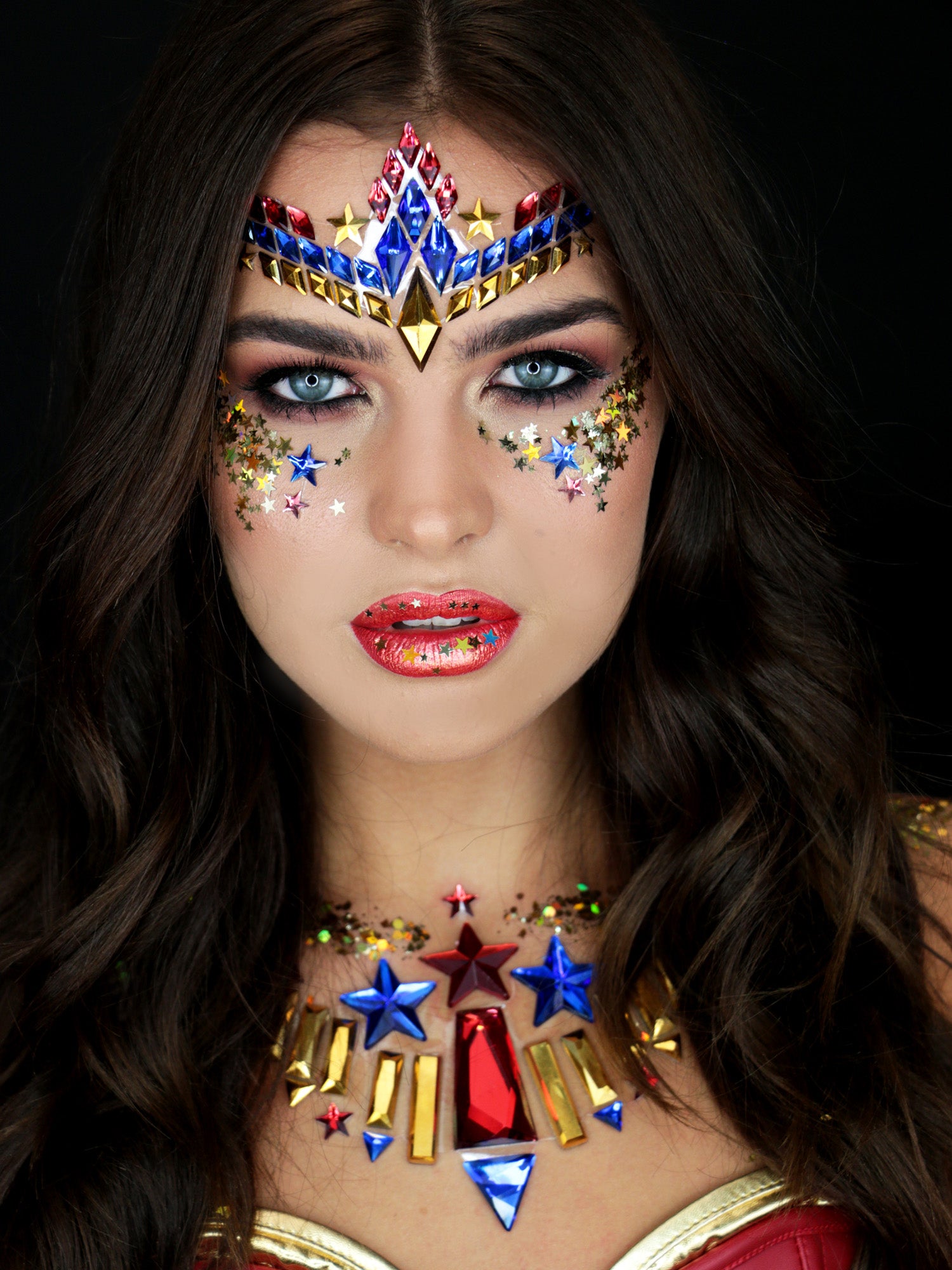 Wonder Woman Face Jewel
