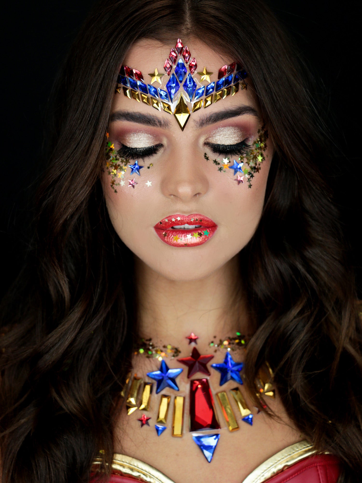 Wonder Woman Face Jewel