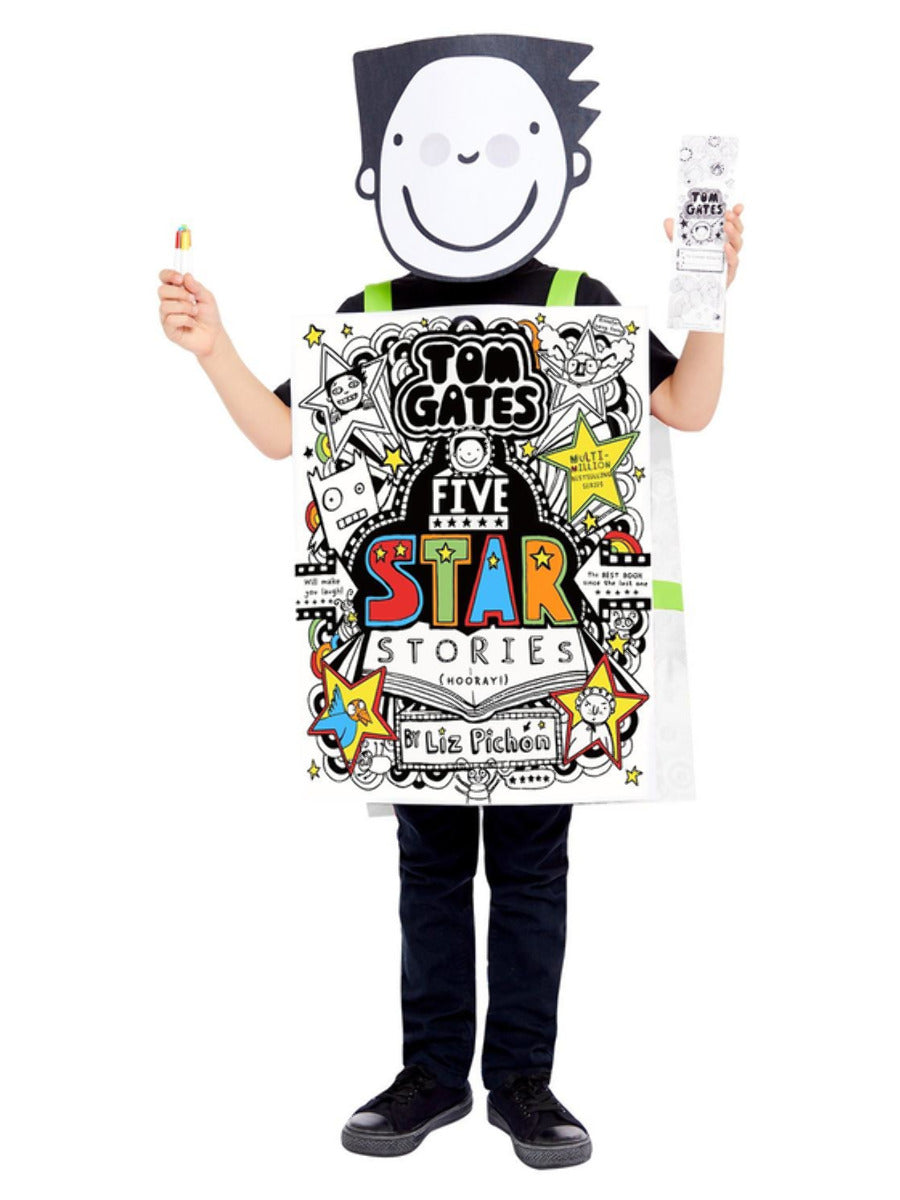 Tom Gates Costume, Colour In Printed Tabard - 3