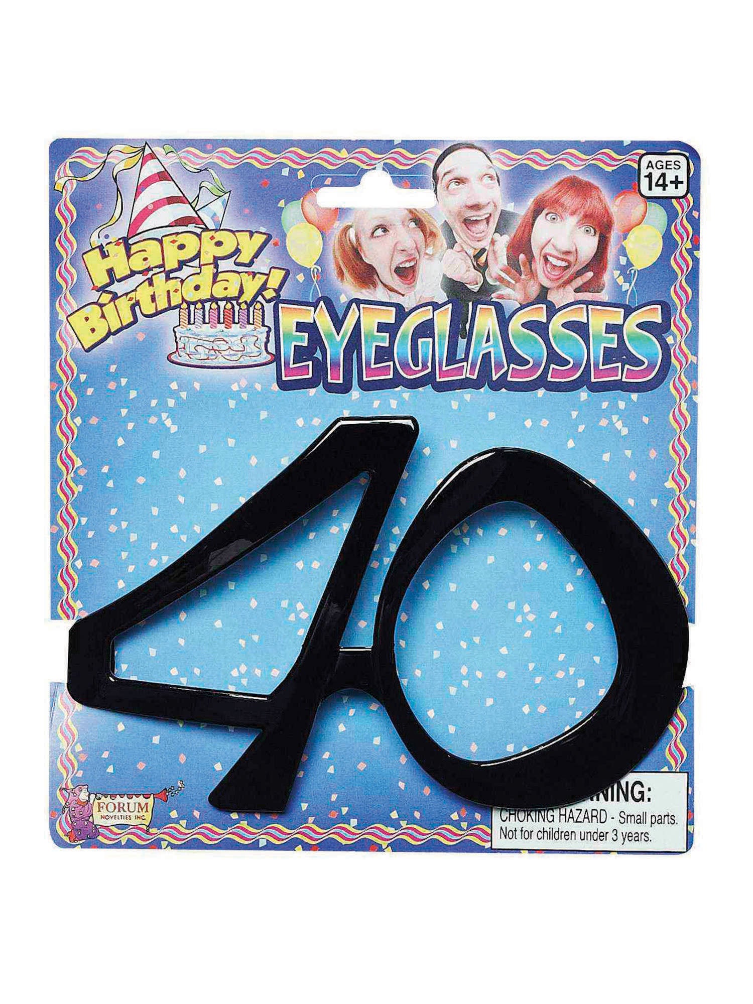 Birthday Glasses 40