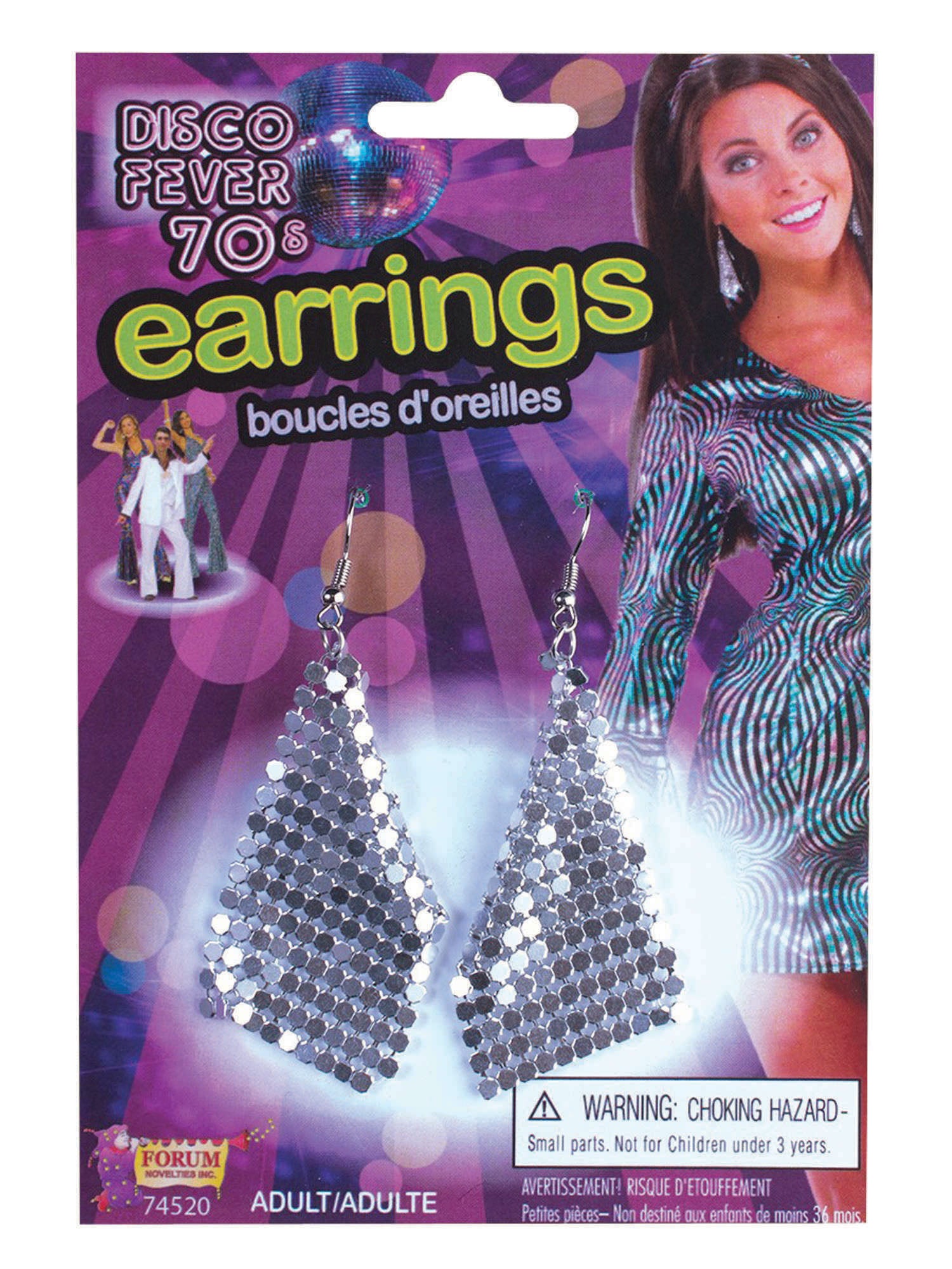 Diamond Earrings Silver
