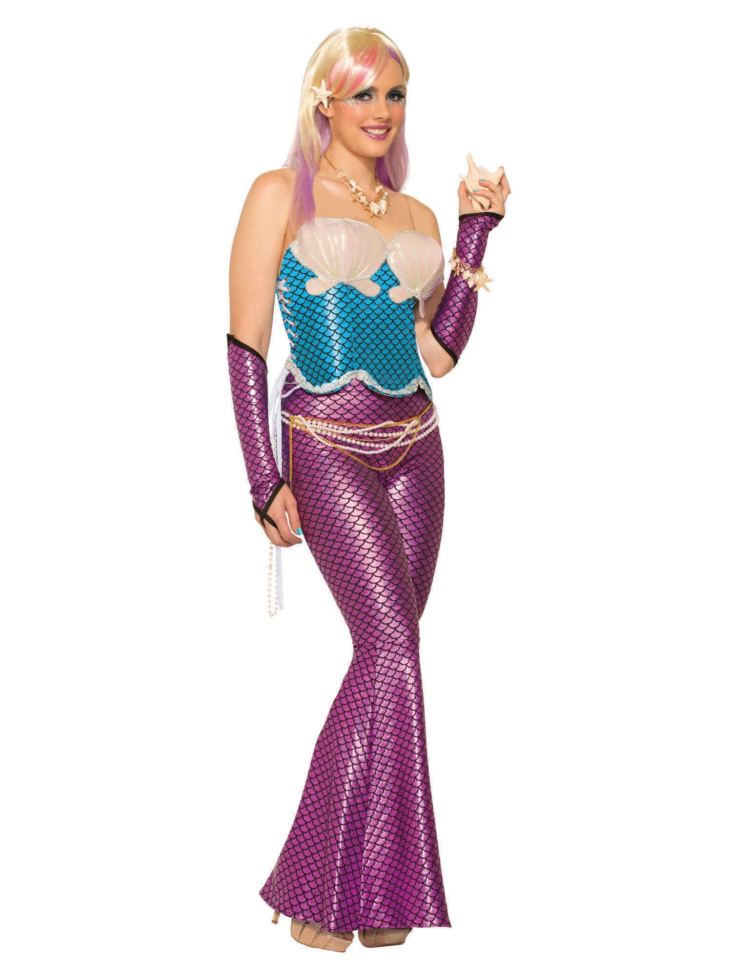 Mermaid Corset Blue