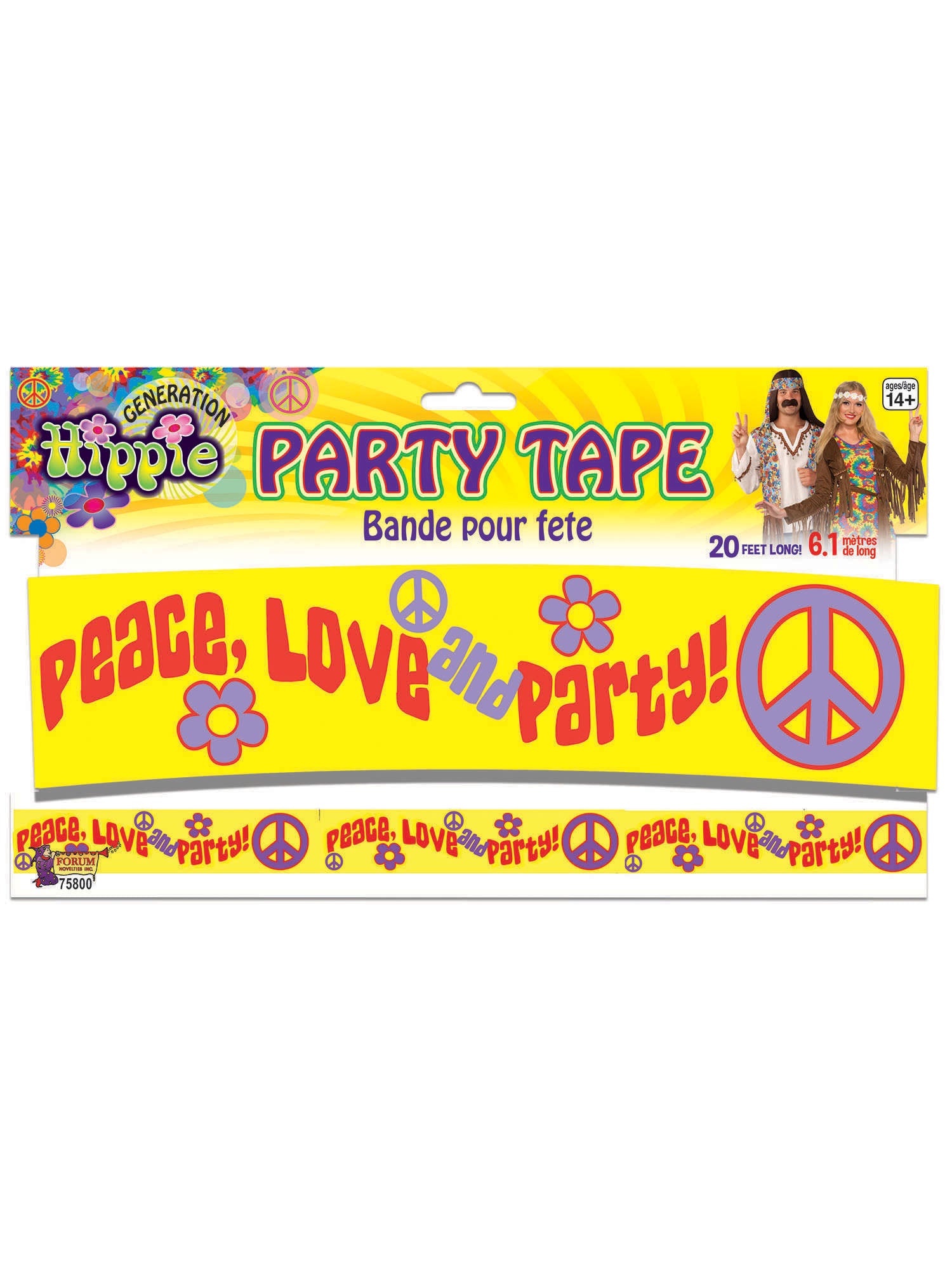 Hippie Decor - Party Tape 20Ft