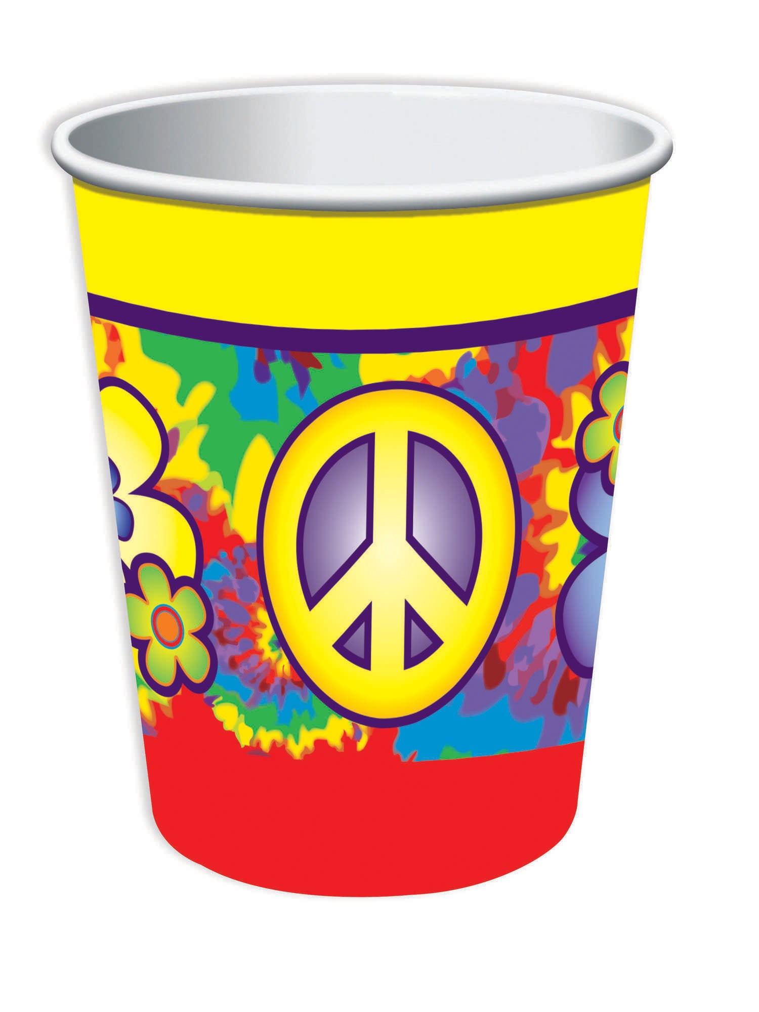 Hippie Decor - 9Oz Cup (8Pcs)