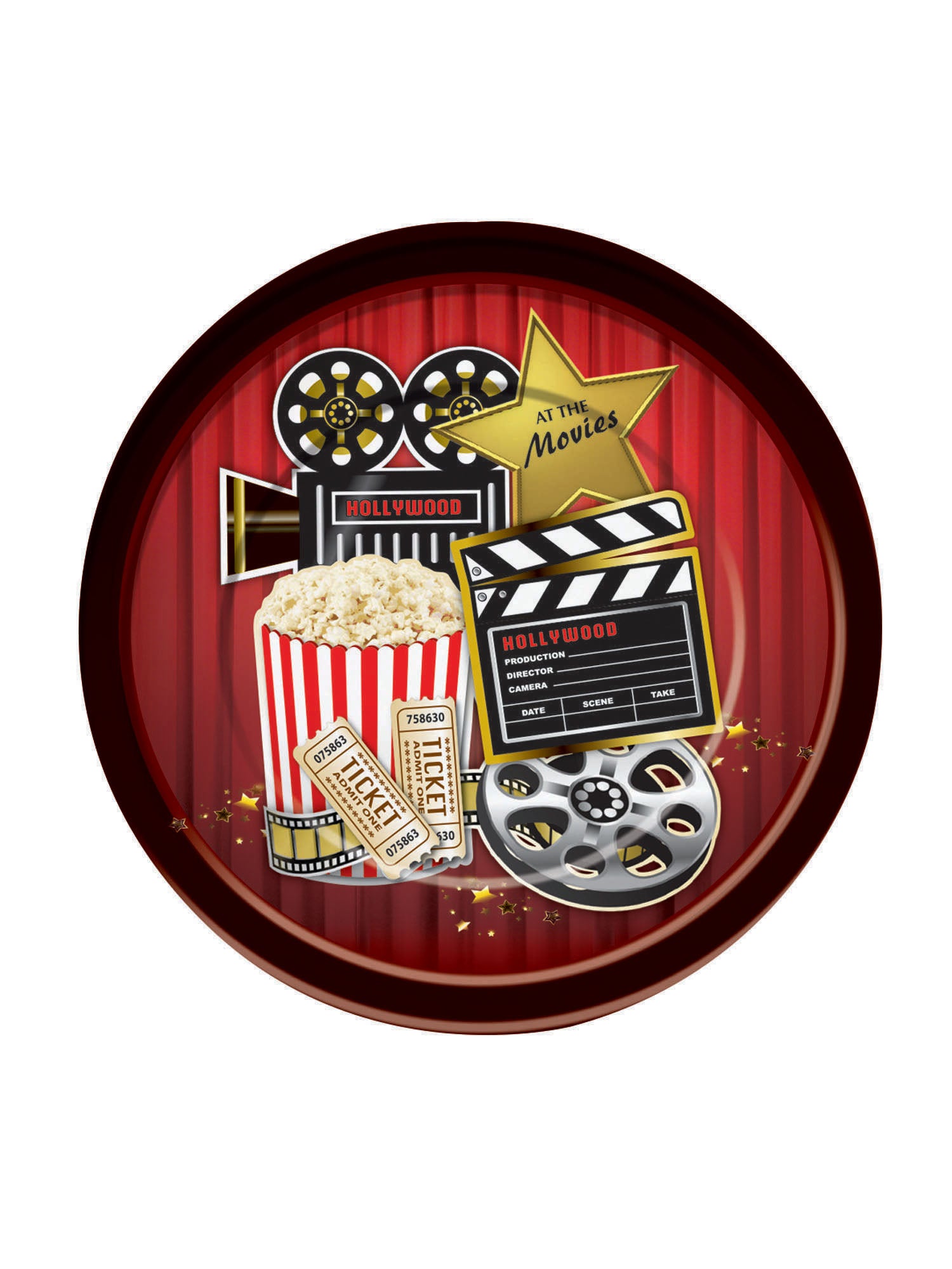 At The Movies - Dinner Plate (8Pcs)