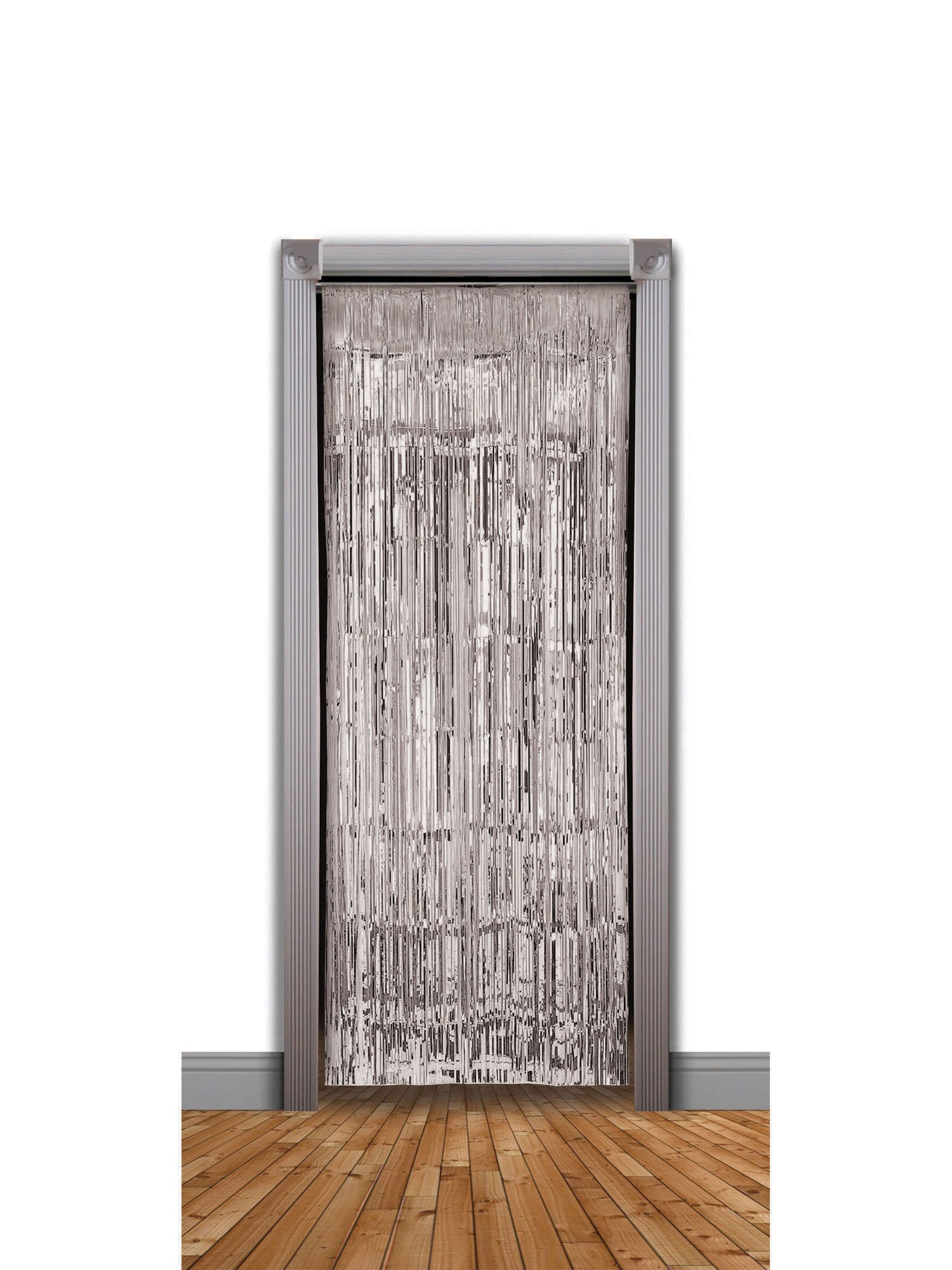 Doorway Curtain Silver Tinsel 240X94cm