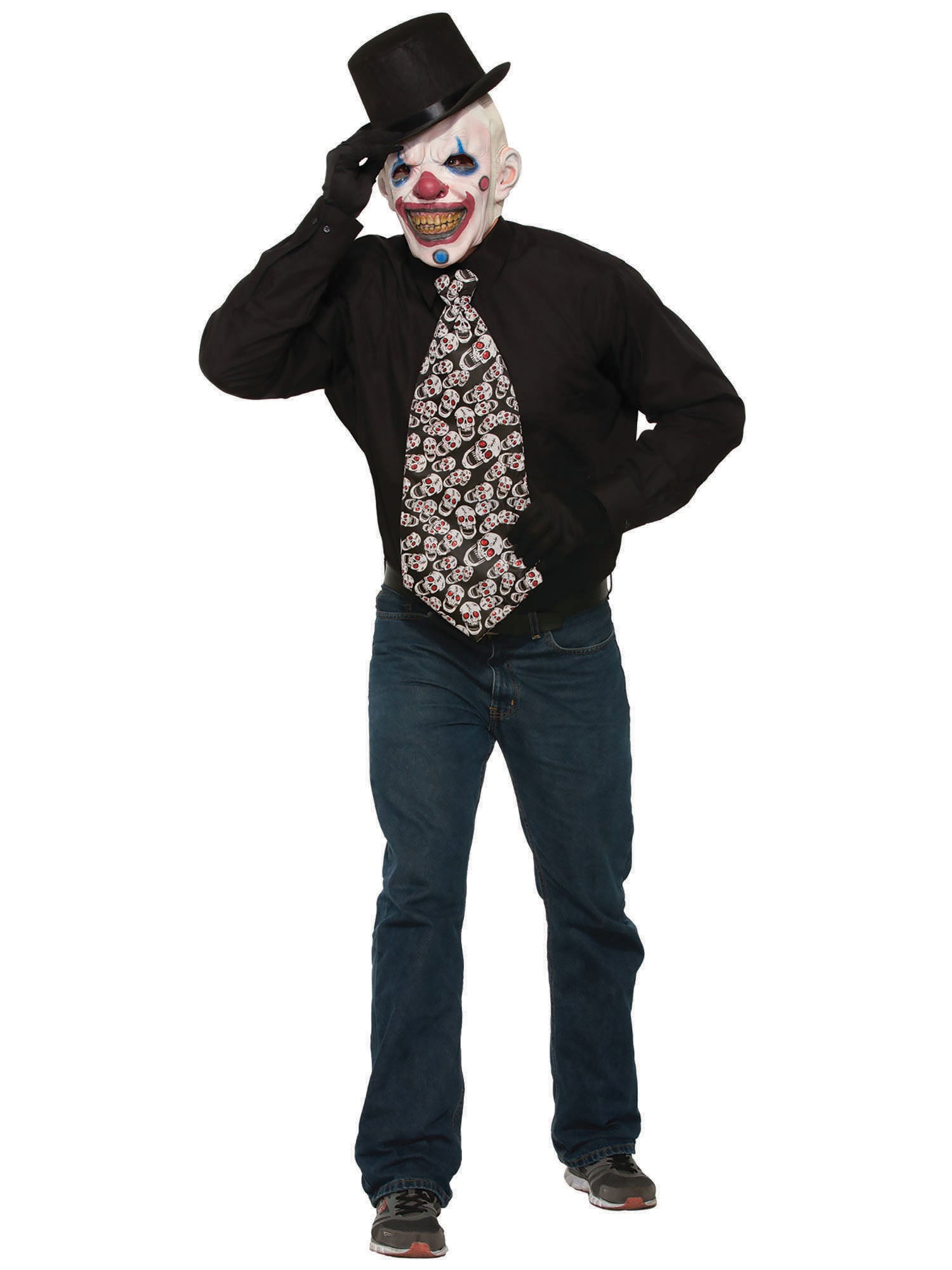 Evil Clown Jumbo Tie