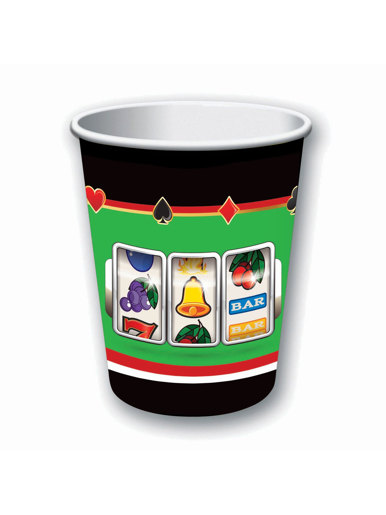 Casino Cups 9Oz (8Pcs)