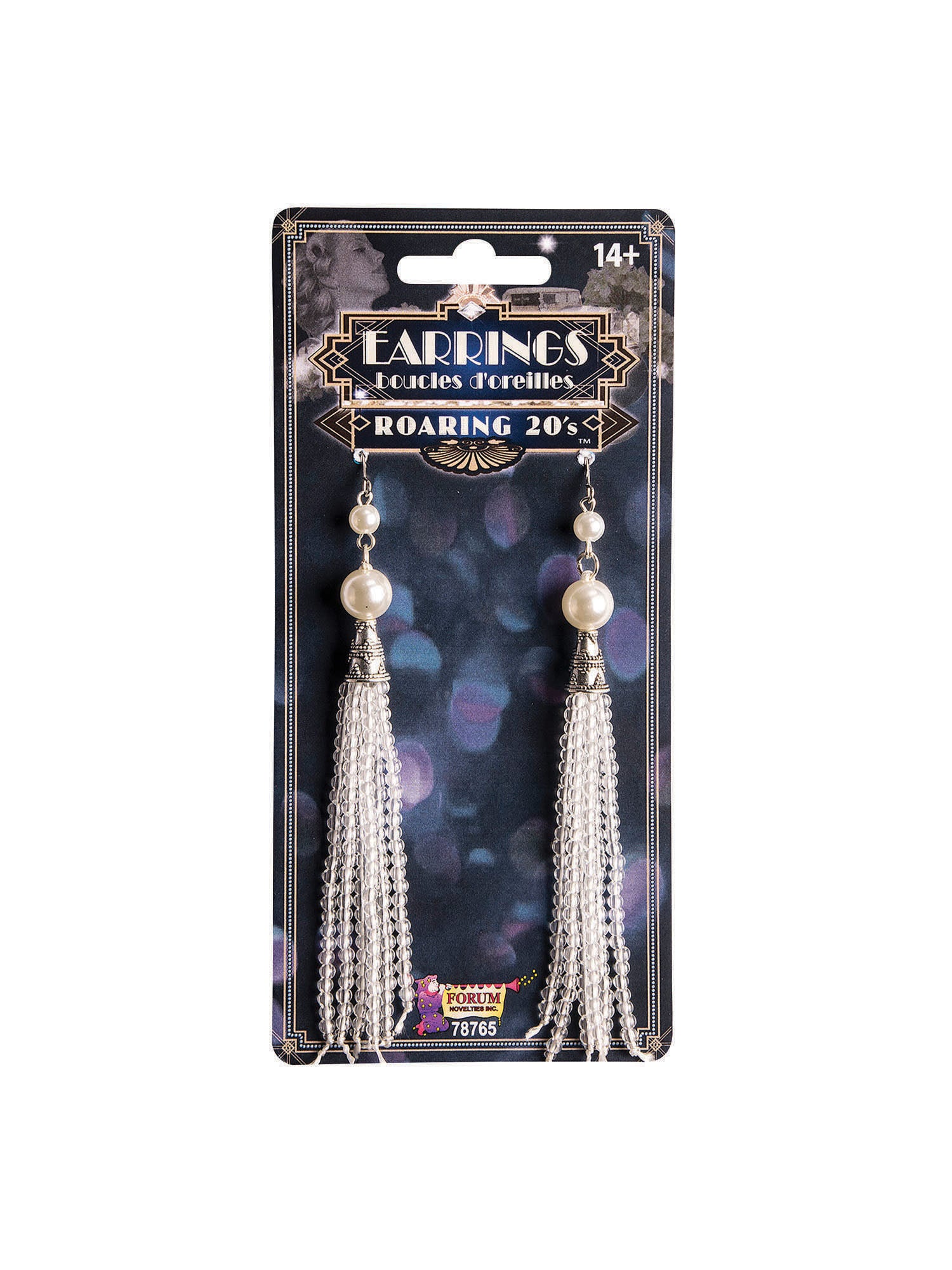 Roaring 20s Pearl Tassel Earrings