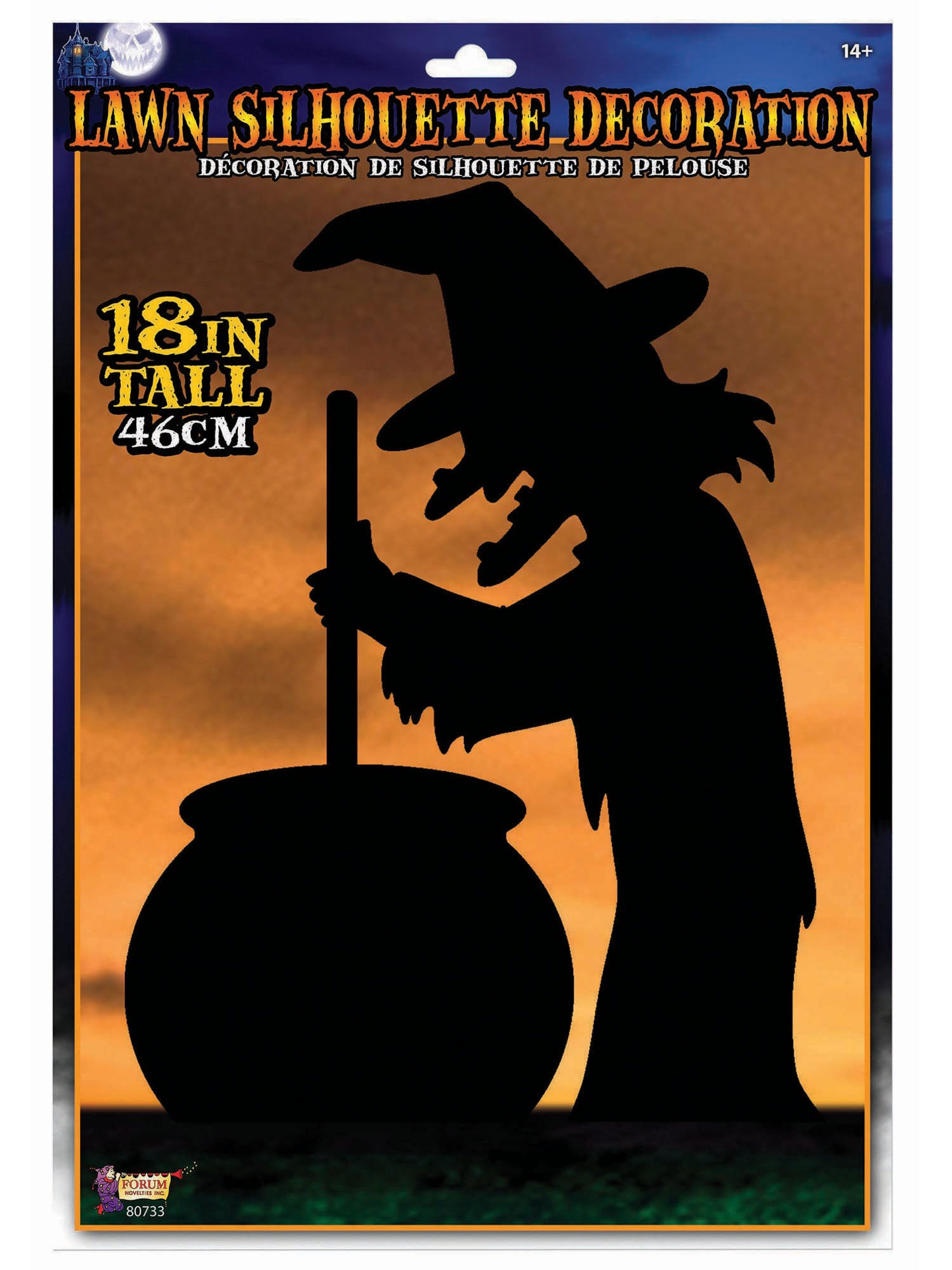 Witch Silhouette (45Cm)