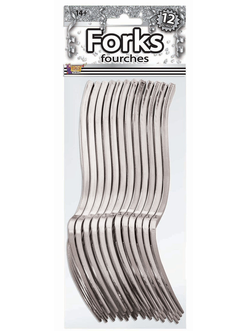 Silver Plated Forks ( 12 Pack)