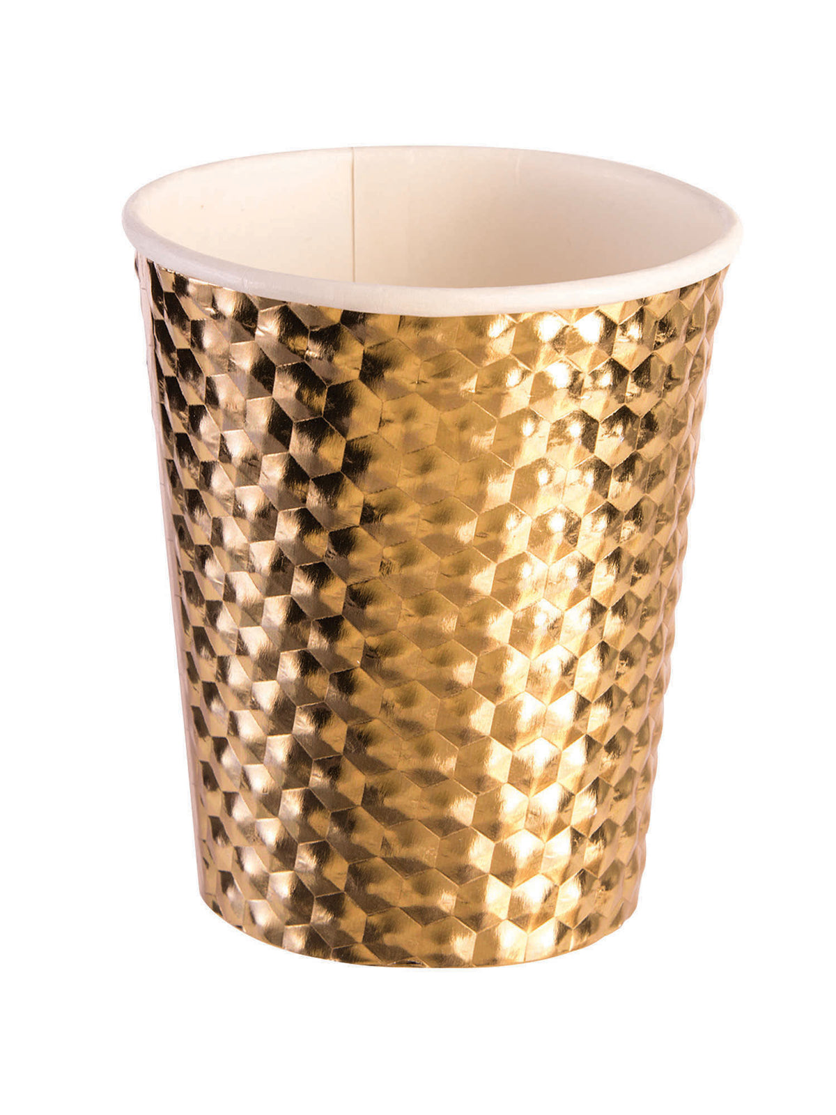 Gold Paper Cups (8 pack) 1