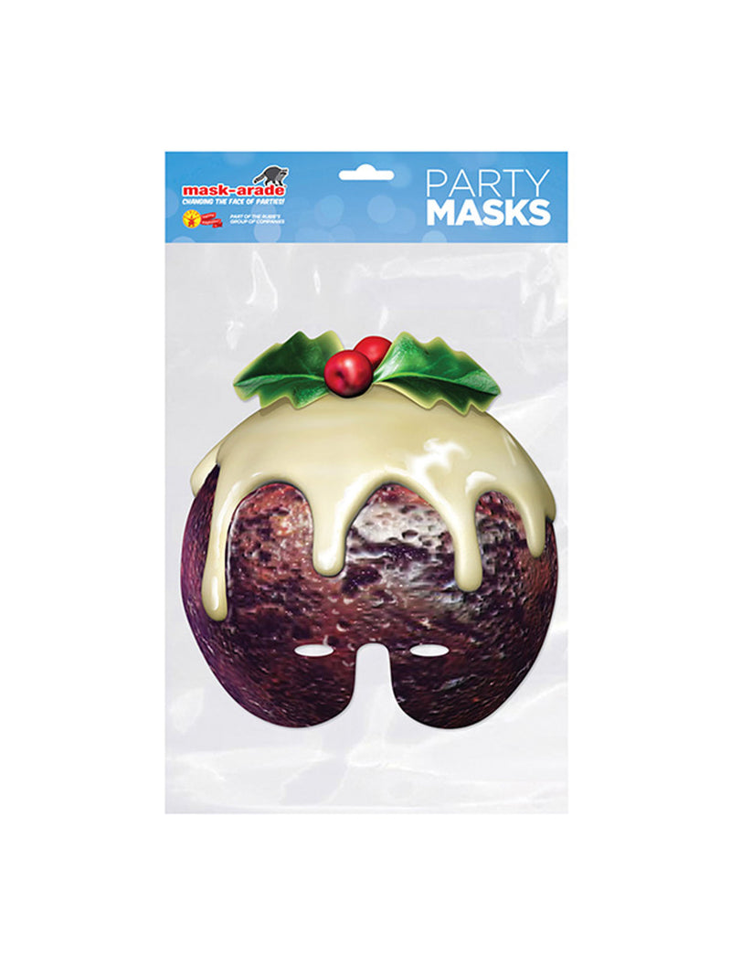 Christmas Pudding Character Face Mask 1