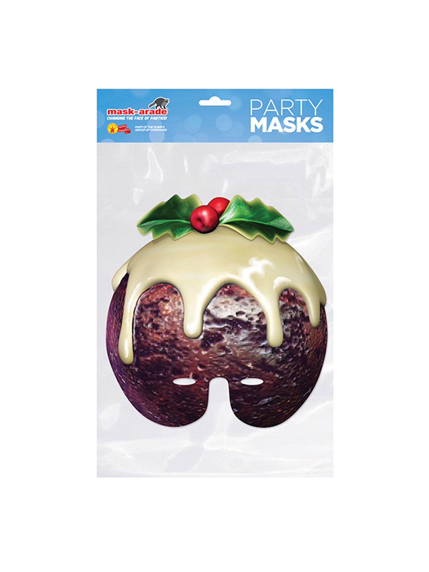 Christmas Pudding Character Face Mask