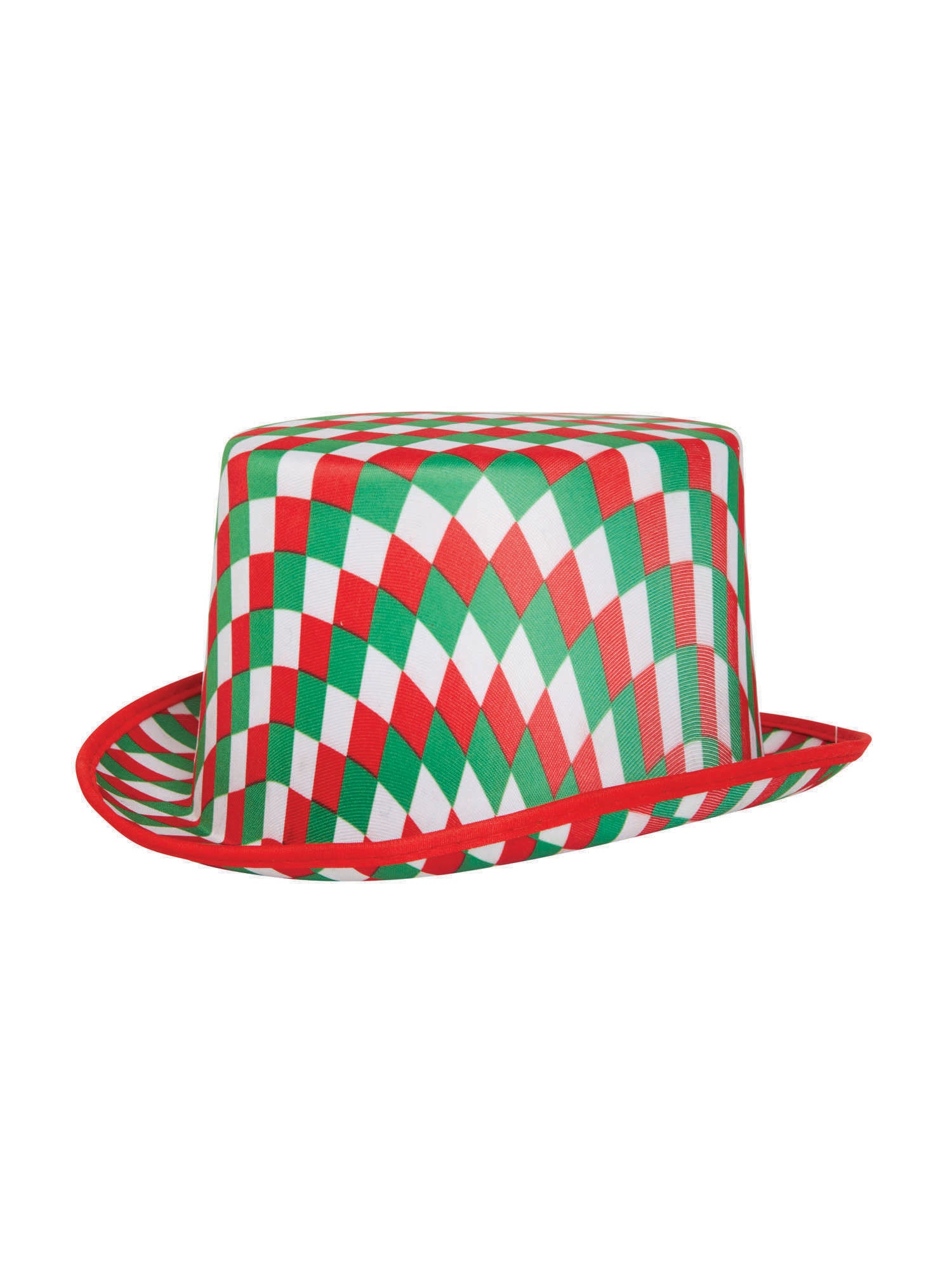 Top Hat Chequered (R/G/W)