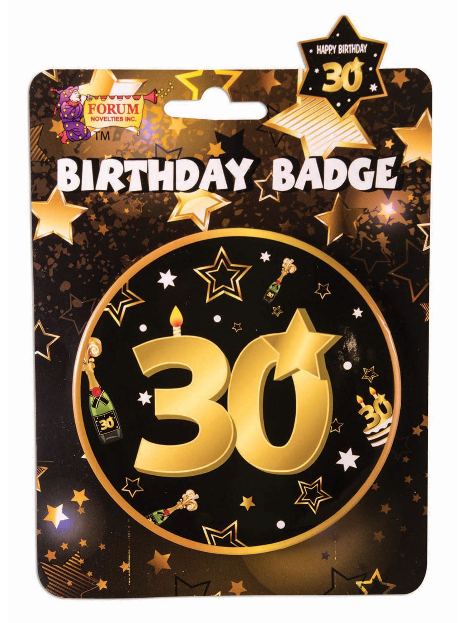 30Th Birthday Badge