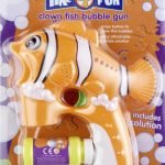 Spinning Clown Fish Bubble Gun Toy