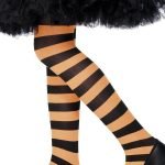 Tights, Orange & Black