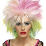 Neon Pop Rockstar Wig