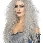Ghostly Silver Banshee Wig for Spooky Nights