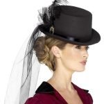 Elegant Victorian Top Hat for Women