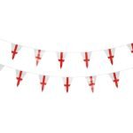 England Flag Triangle Bunting, Plastic