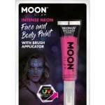 Neon Glow Hot Pink UV Face Paint - Stand Out at Your Next Party!