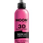 UV Glow Neon Pink Fabric Paint - Create a Dazzling Glow!